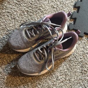 Brooks Women's Athletic Shoes - Gray and Purple, Anthem 3